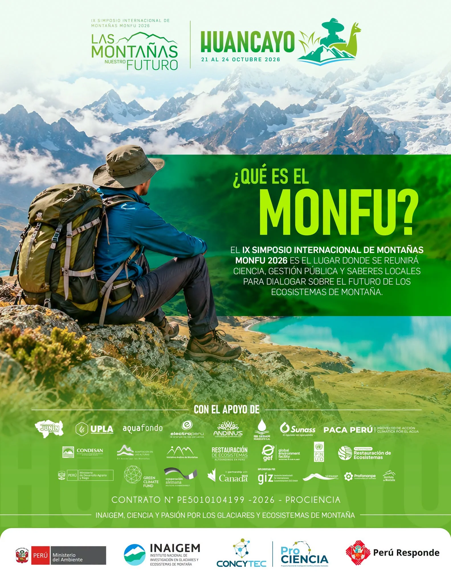 IX Simposio Internacional de Montañas MONFU 2026 "Las Montañas, Nuestro Futuro"