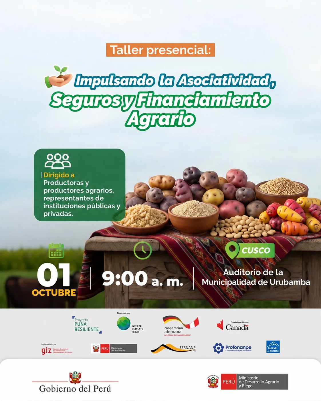 Taller AGROIMPULSO en Urubamba