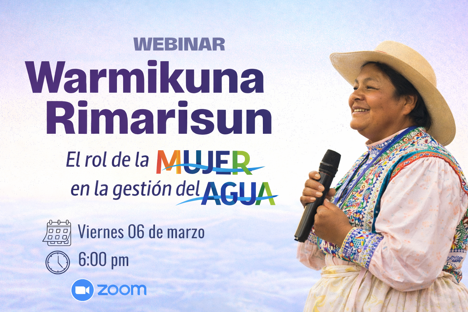 Webinar: El rol de la mujer en la gestión del agua