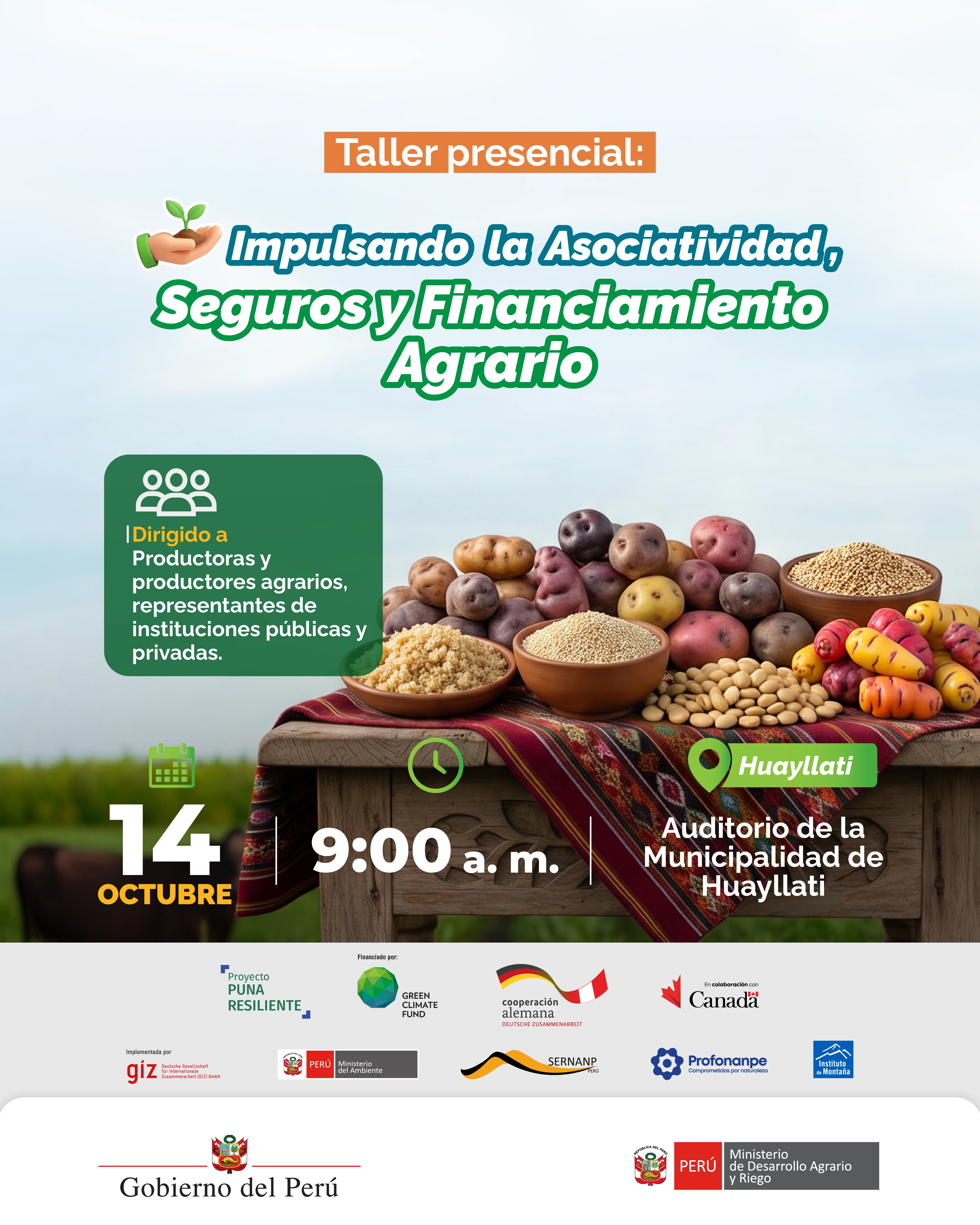 Taller AGROIMPULSO en Huayllati