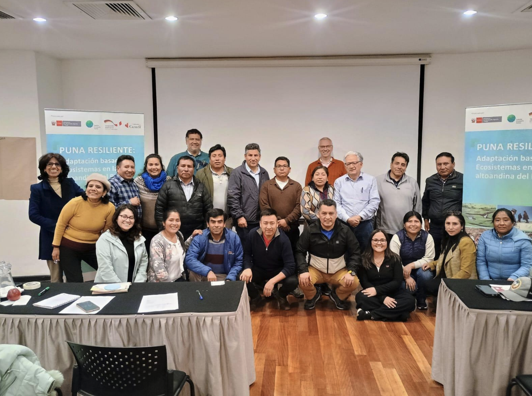 El equipo técnico de Puna Resiliente fortalece capacidades para su entrada a territorio en Puno, Cusco, Apurímac y Yauyos