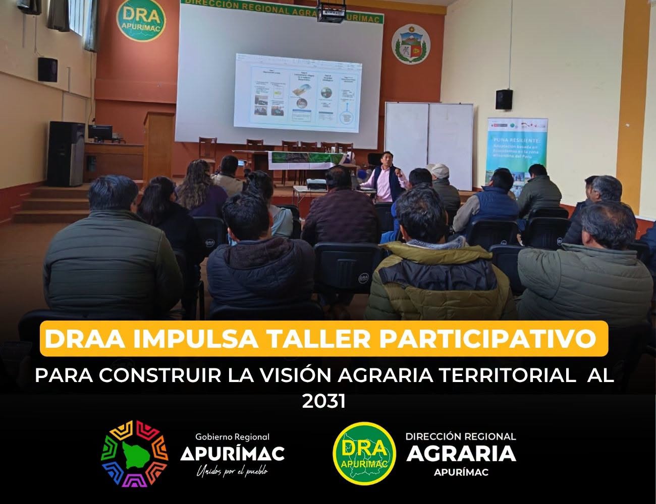 Apurímac avanza en la construcción de su Visión Agraria Territorial al 2031