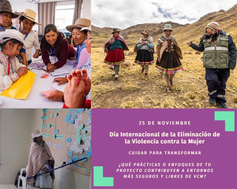 25N: Cuidar para transformar "Reflexiones desde la cooperación"