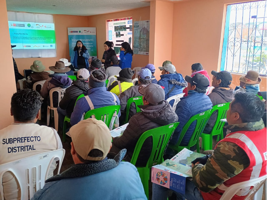 Impulsando oportunidades: Puna Resiliente realiza talleres informativos sobre el proyecto y el fondo concursable en Arequipa