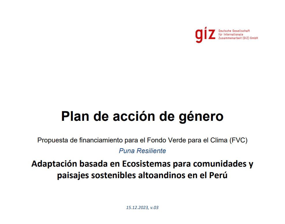 Anexo 8b - Plan de Acción de Género