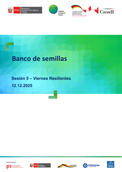 Viernes Resiliente - Sesión 5 - Banco de semillas