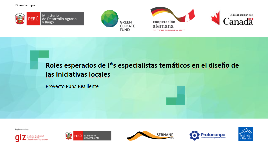 Grabación - Sesión 4 - "Capacitación a especialistas  temáticos de las  OSCs: roles y  productos  esperados dentro del contrato."